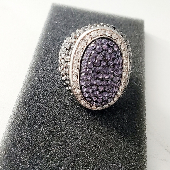 Justine Simmons Collection Purple and Marcasite - Picture 1 of 7